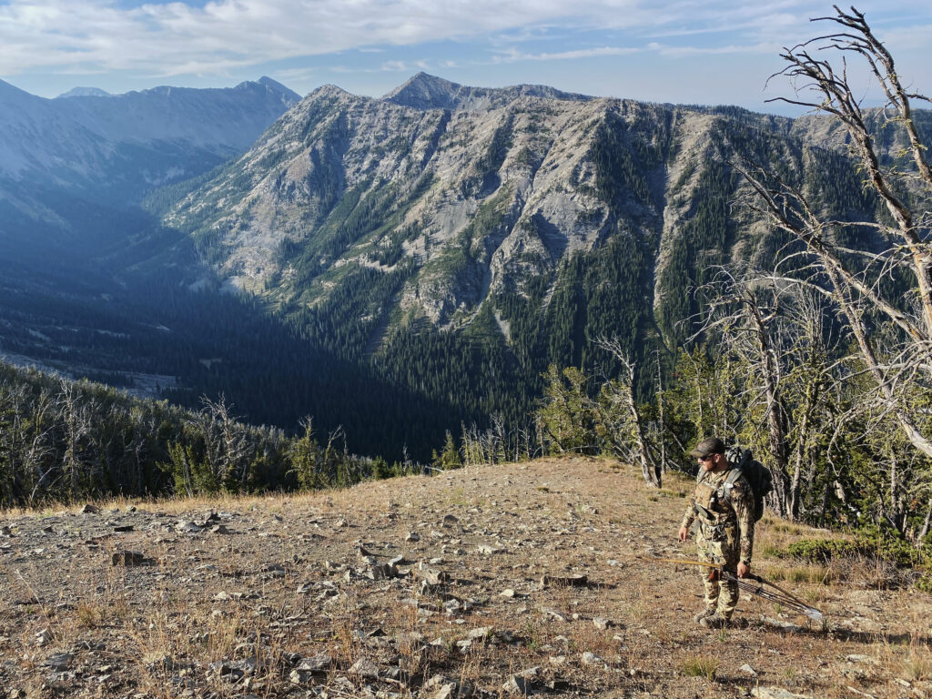 Hunter with a longbow overlooking an inspiring vista. Where would you rather be?
